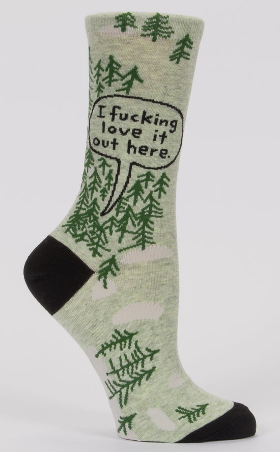 Blue Q F*cking Love It-Woods Women's Socks