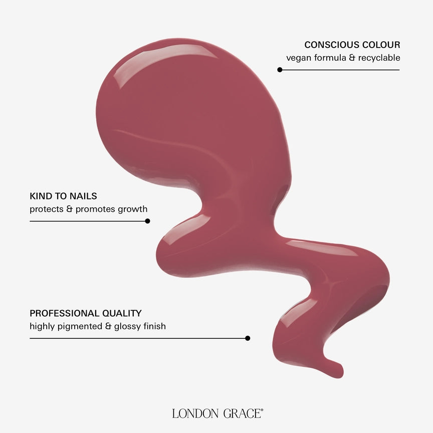 London Grace Aran Vegan Nail Varnish - Precious Sparkle