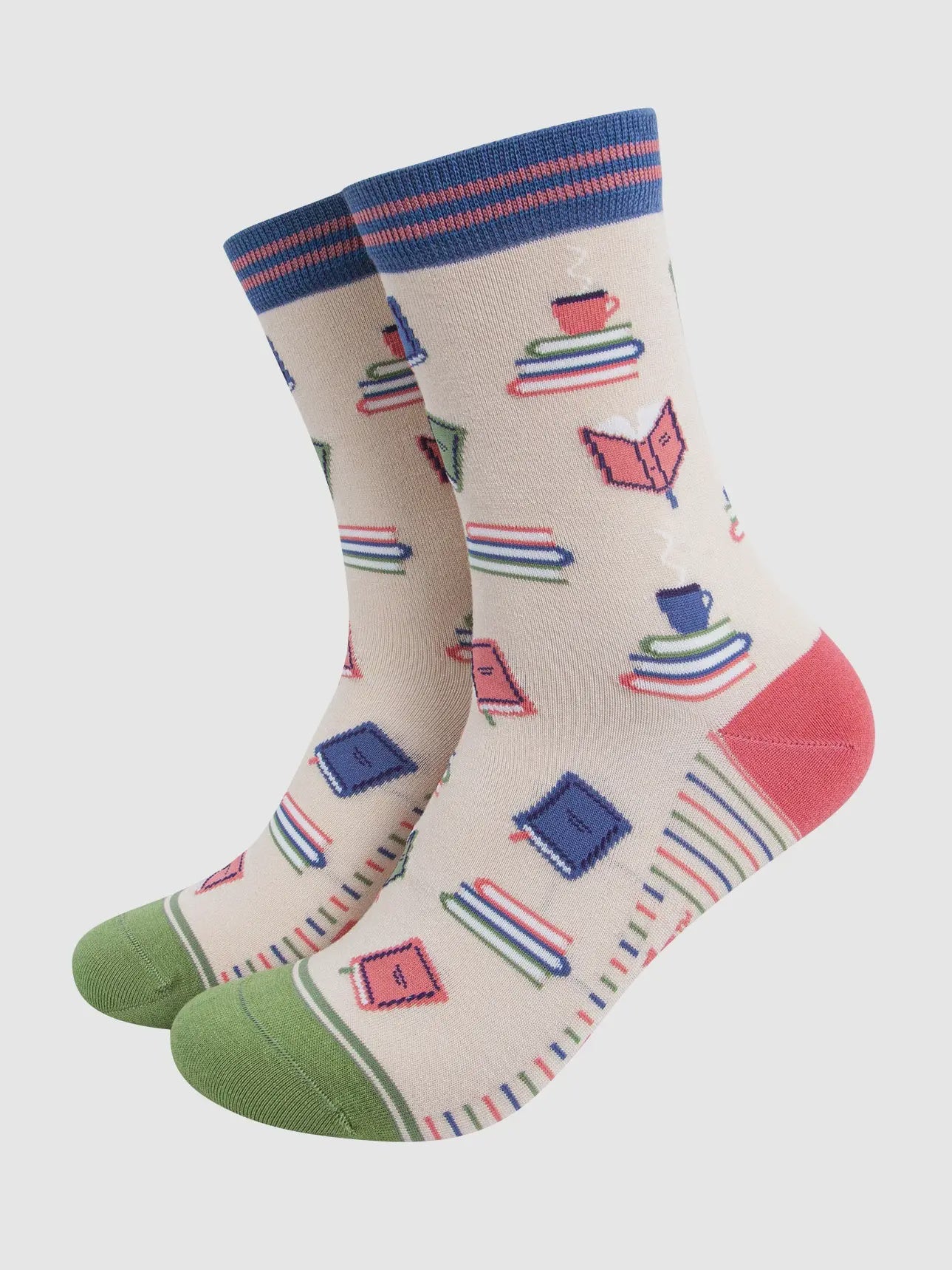 Sock Talk Book Lover Bamboo Socks - Precious Sparkle