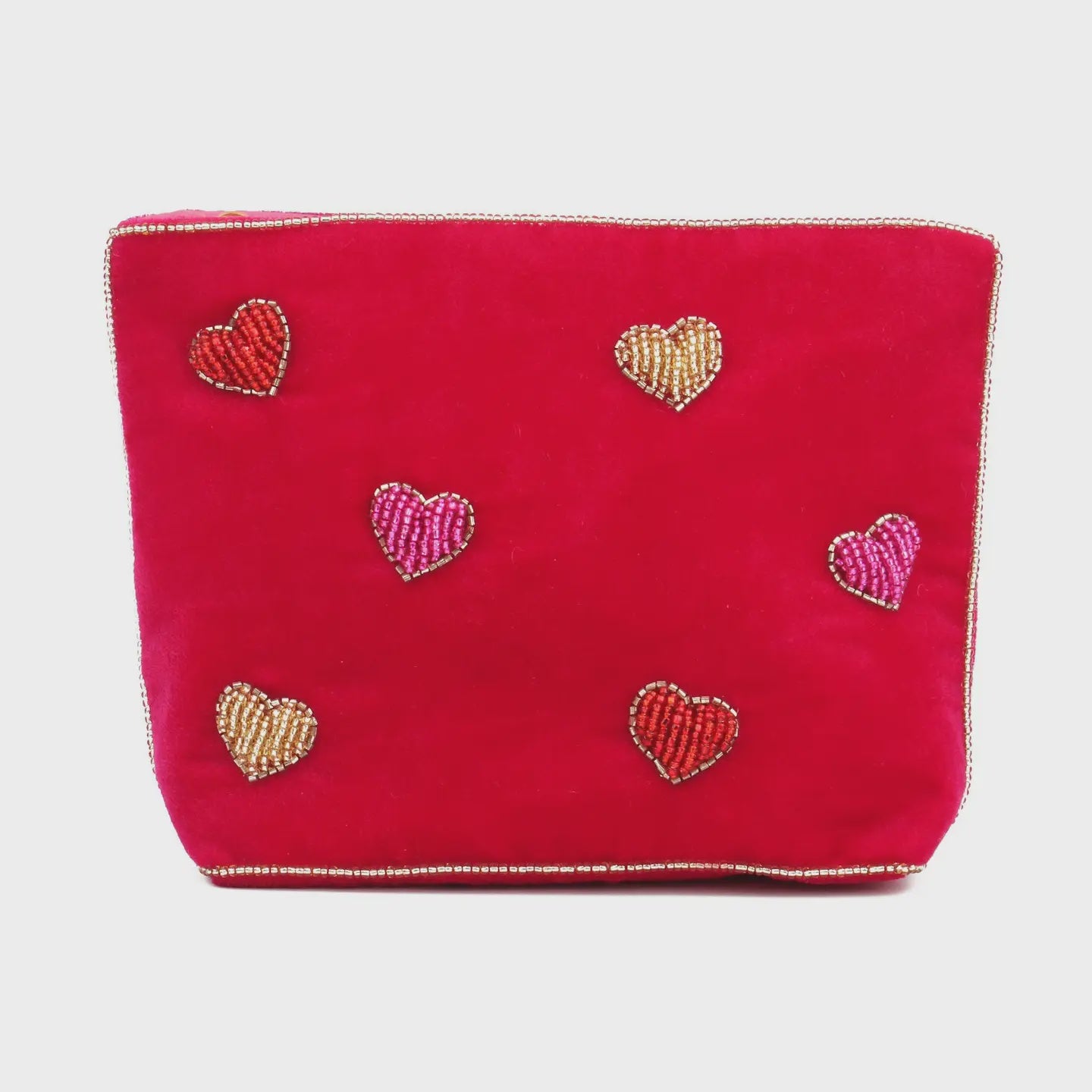 My Doris Multi Heart Medium Pouch - Precious Sparkle