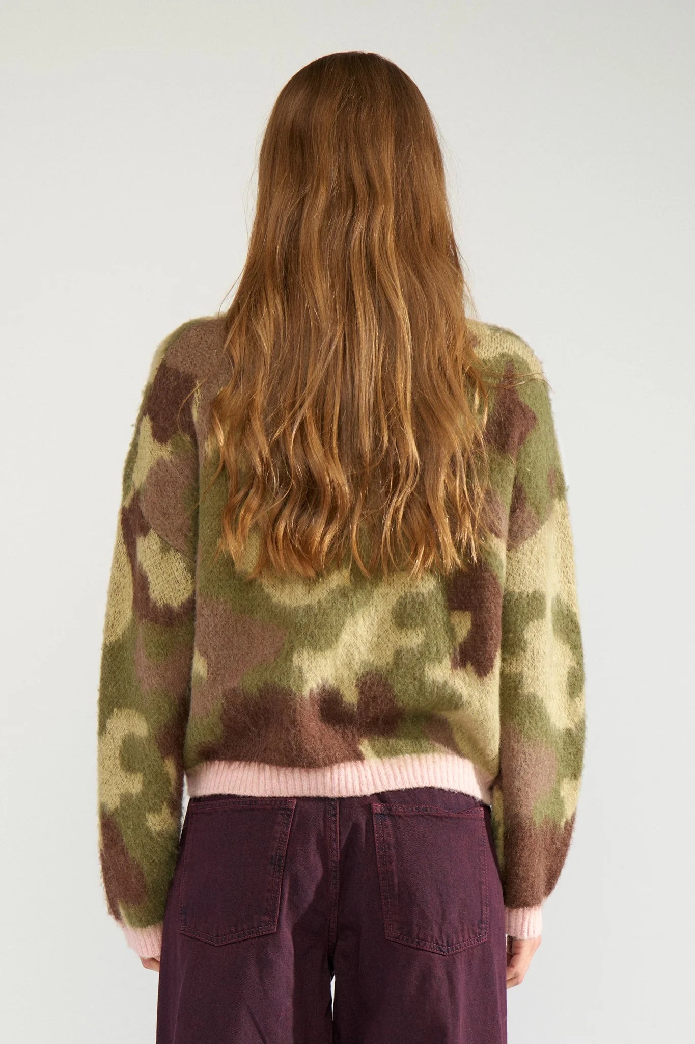 Numph Nucamu Pullover - Calla Green