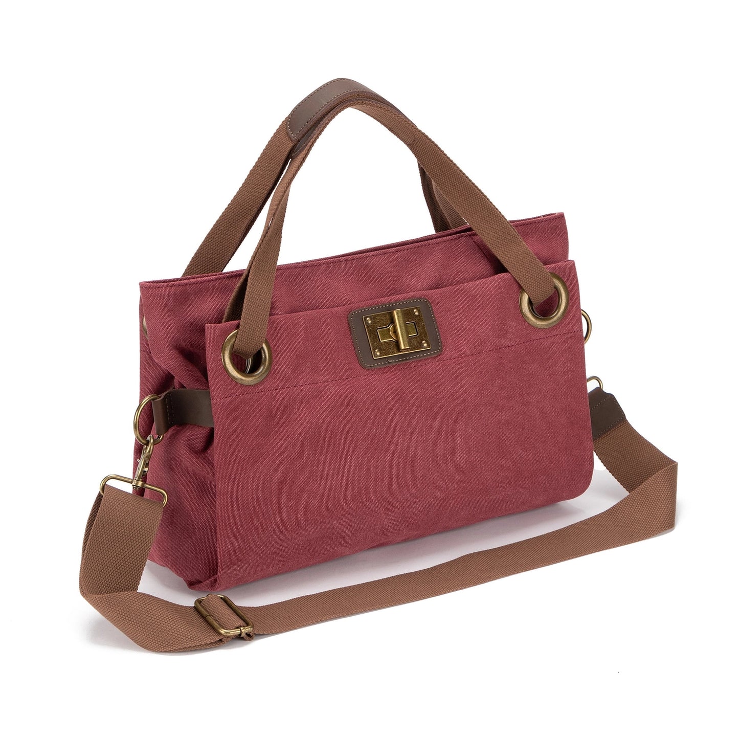 Zede Pont-Des-Arts Medium Bag Burgundy - Precious Sparkle