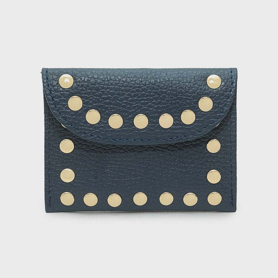 Cherry Paris Leina Leather Purse Navy