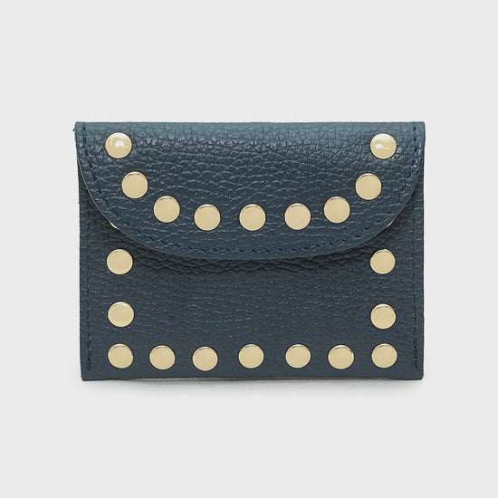 Cherry Paris Leina Leather Purse Navy