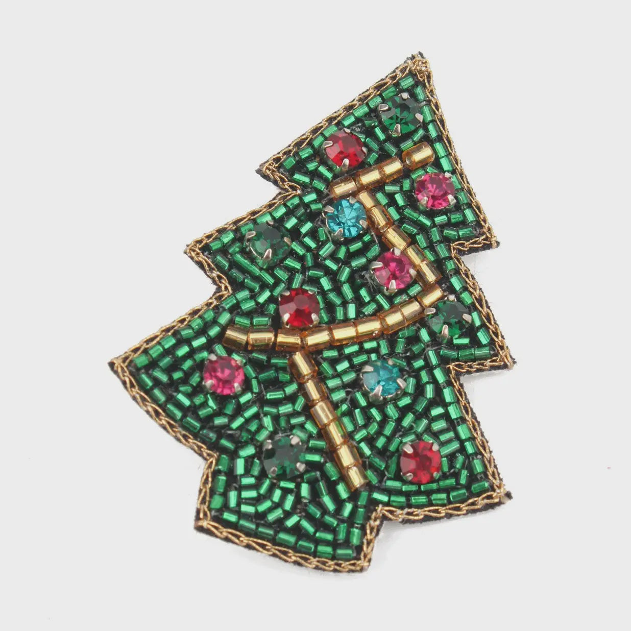 My Doris Christmas Tree Brooch - Precious Sparkle