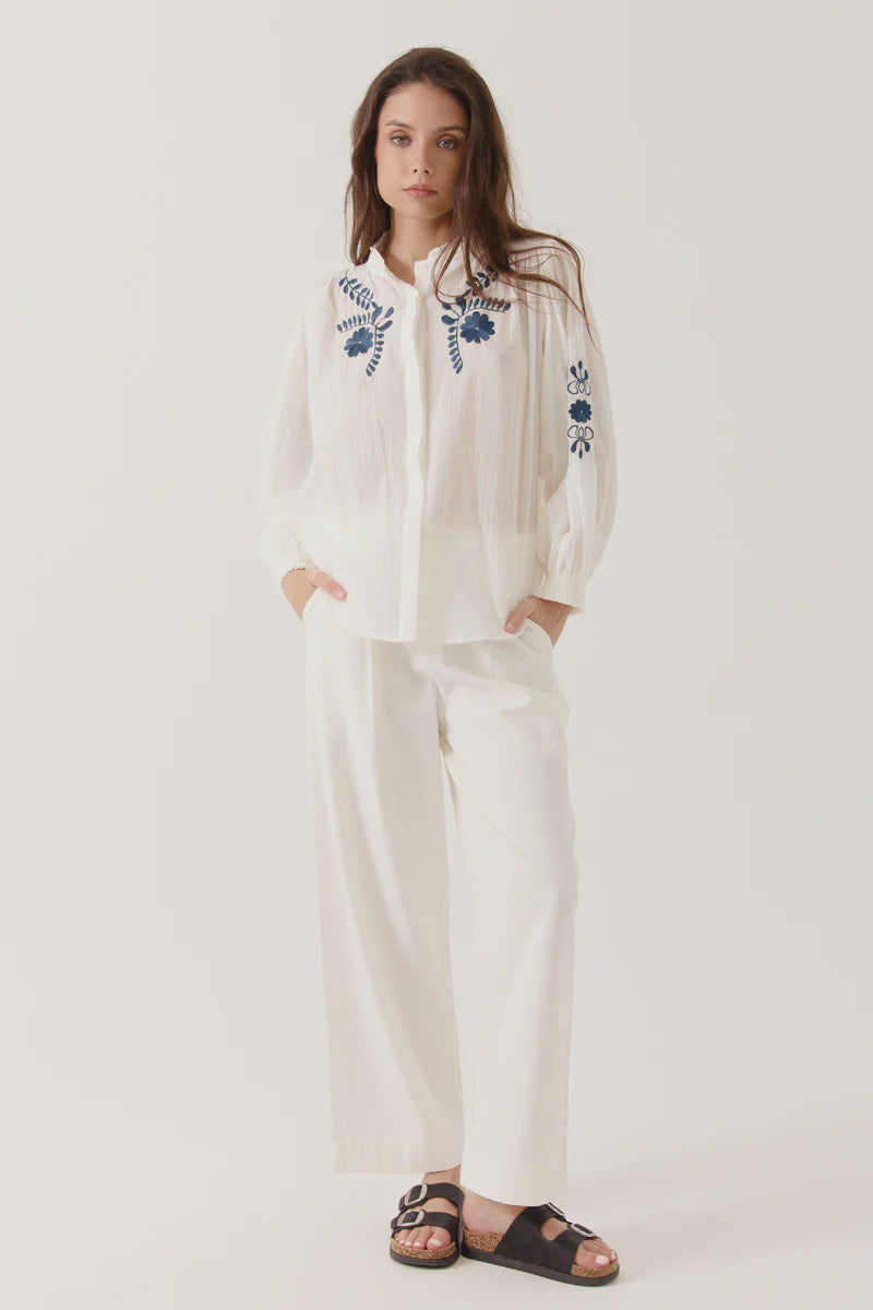 Artlove Auralie Embroidered Shirt - Precious Sparkle