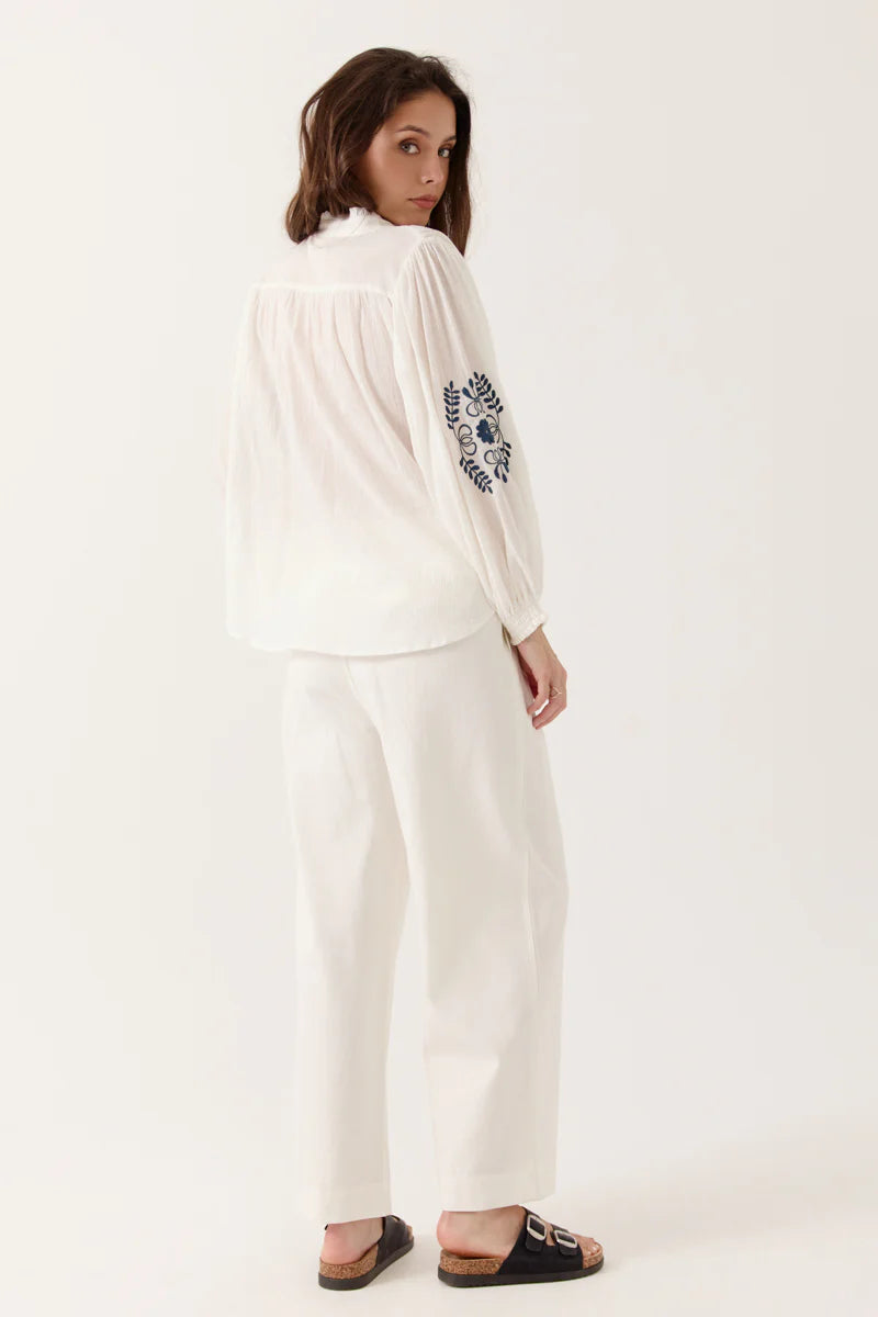 Artlove Auralie Embroidered Shirt - Precious Sparkle