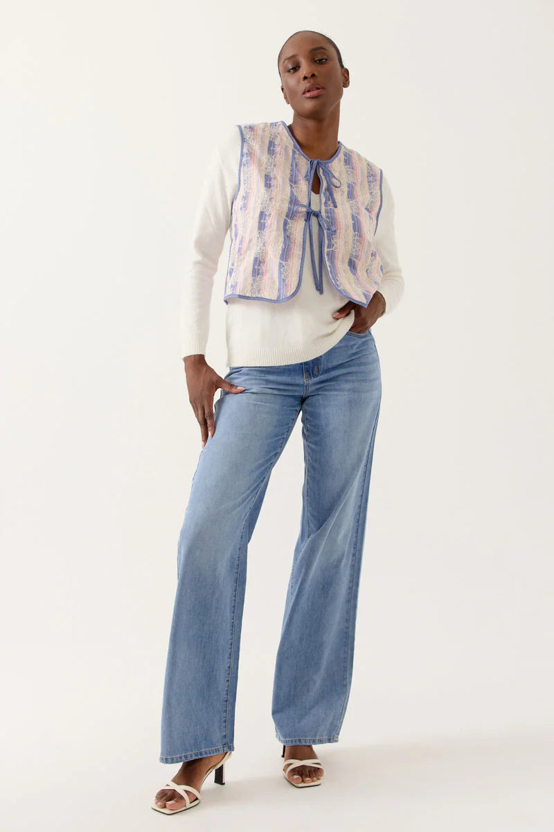 Artlove Lysarene Embroidered Vest - Precious Sparkle