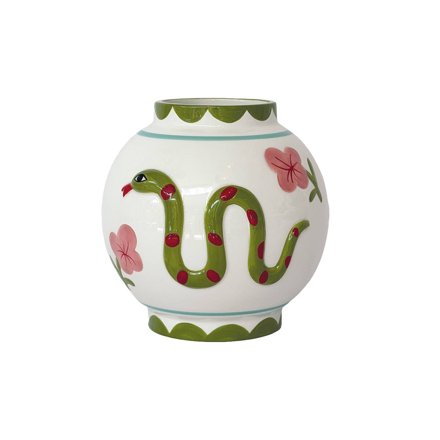 Snake Vase S/M khaki