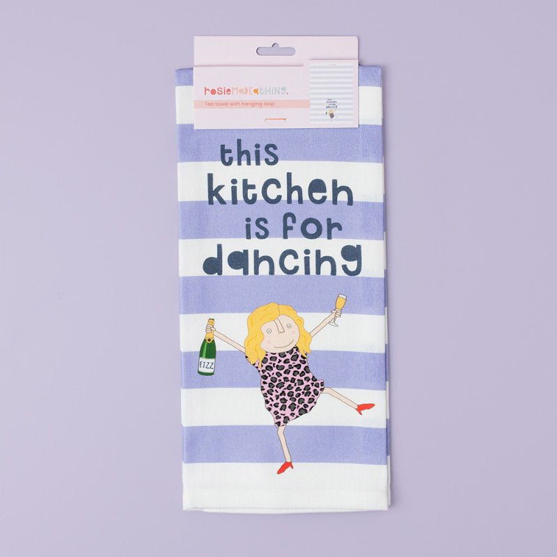 Rosie Made a Thing Kitchen Dancing Tea Towel - Precious Sparkle