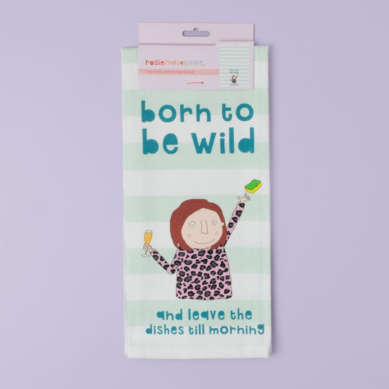Rosie Made A Thing Born to be Wild Tea Towel - Precious Sparkle