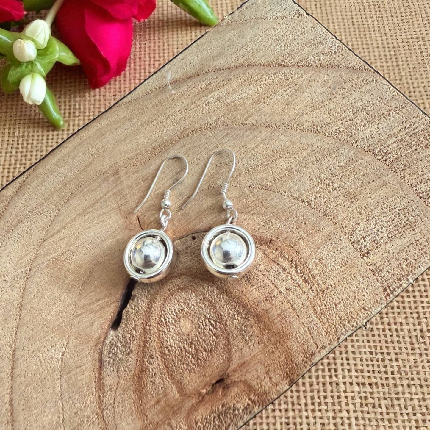 Orbit Bead earrings