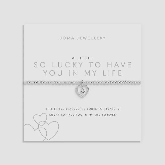 Joma A Little 'So Lucky To Have You in My Life' Bracelet - Precious Sparkle