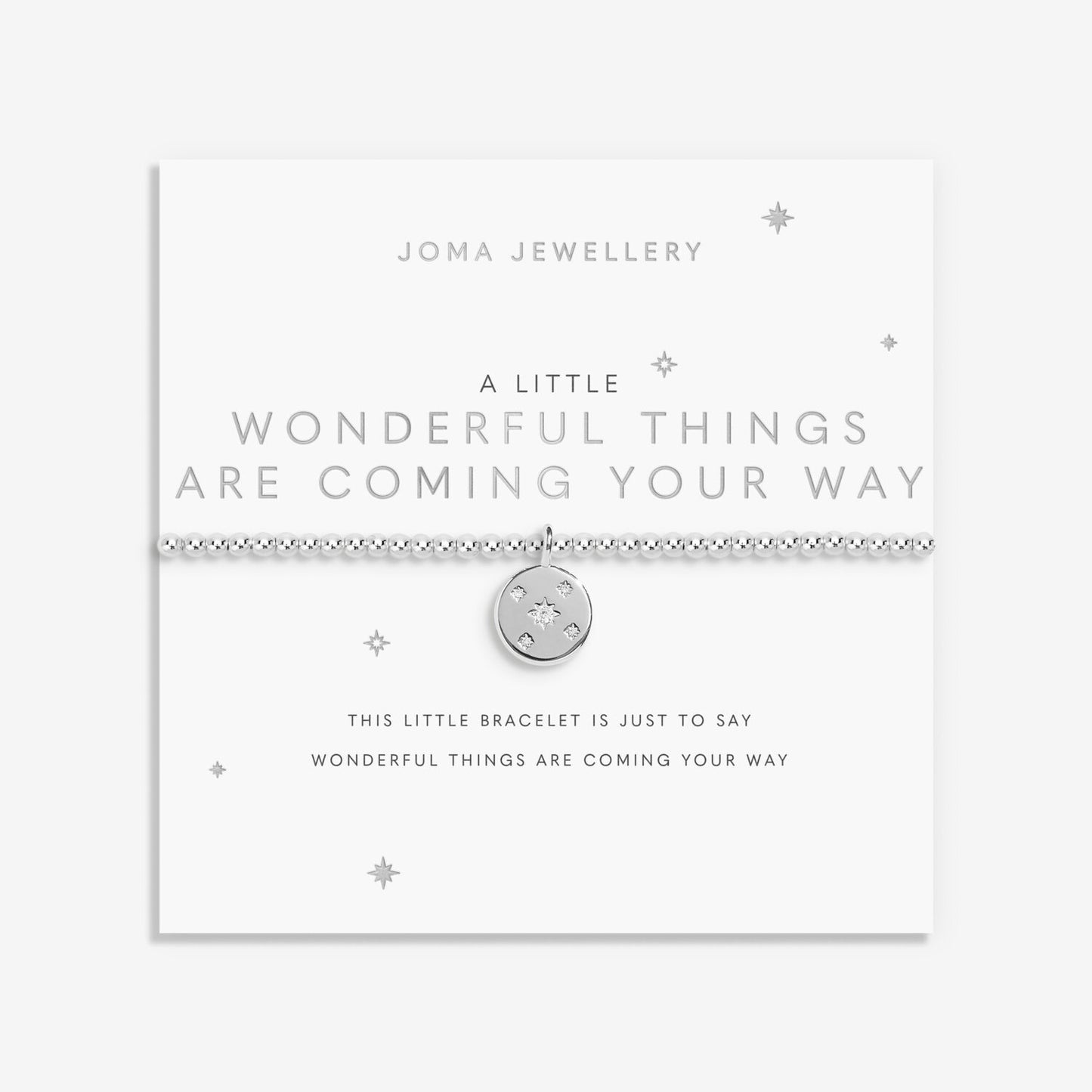 Joma Jewellery  A Little 'Wonderful Things Are Coming Your Way' Bracelet