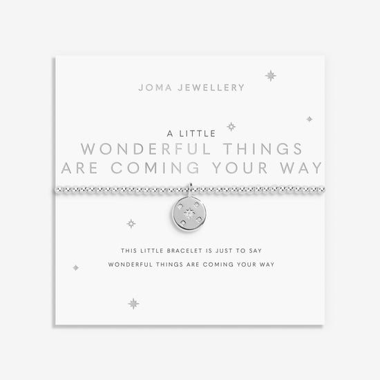 Joma Jewellery  A Little 'Wonderful Things Are Coming Your Way' Bracelet