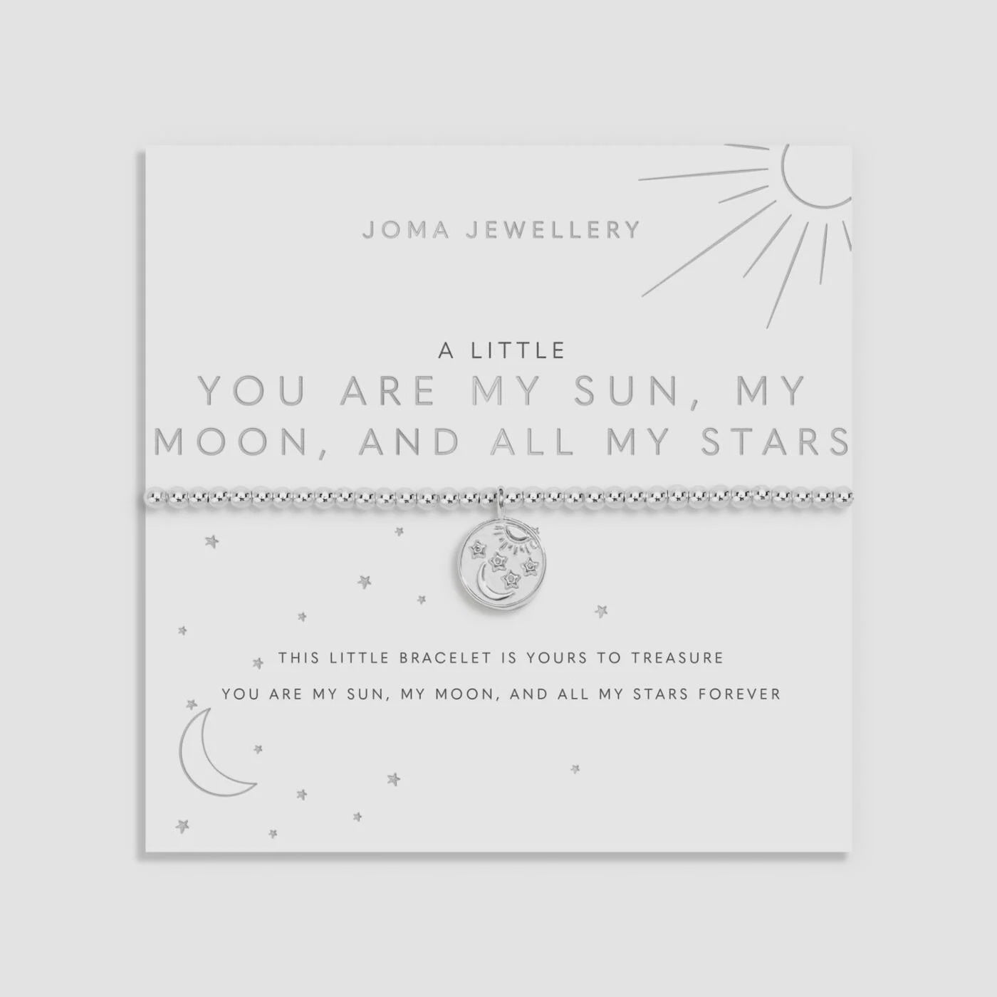Joma Jewellery A Little 'You Are My Sun, My Moon, and All My Stars' Bracelet - Precious Sparkle