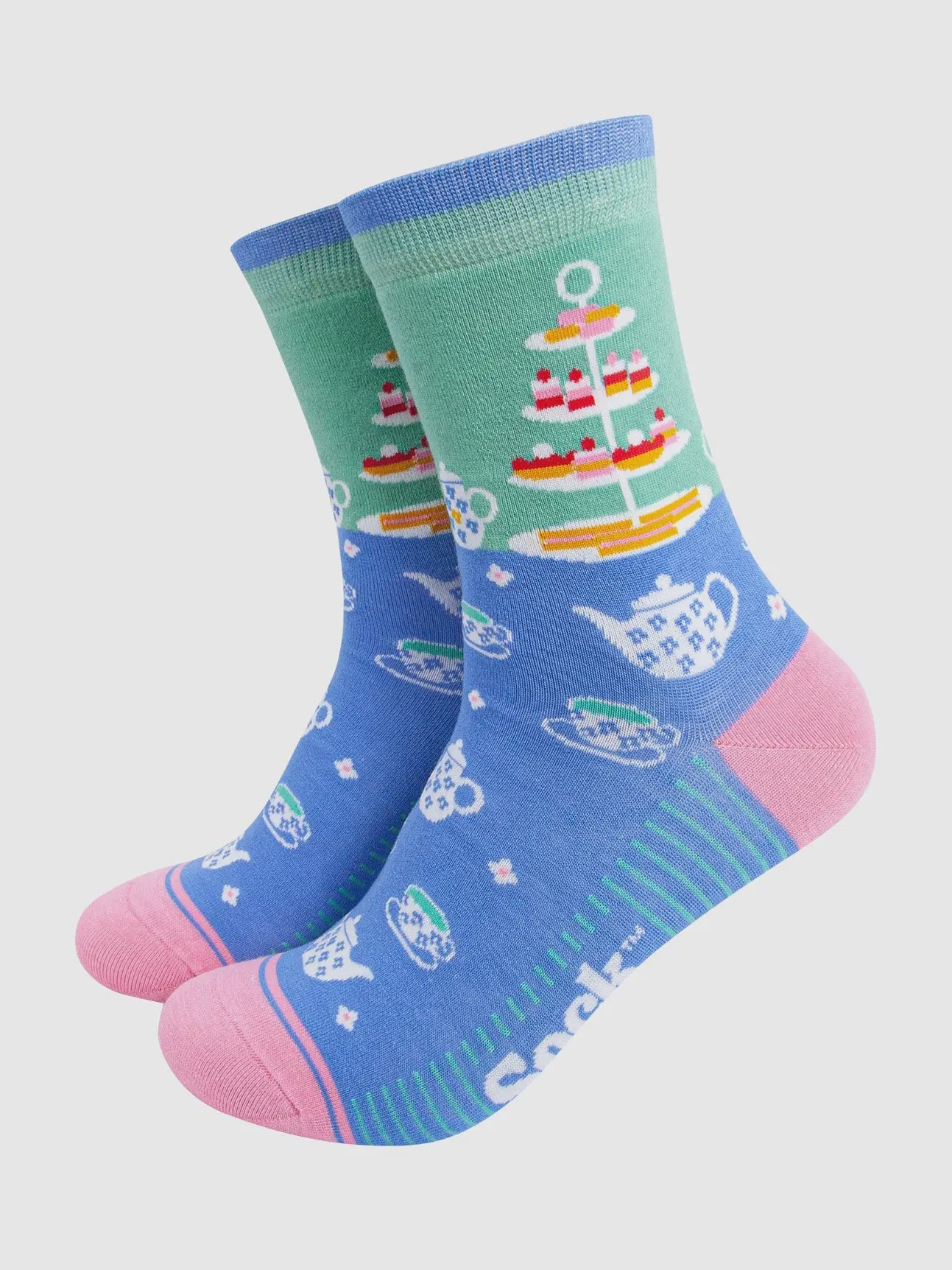 Sock Talk Afternoon High Tea Bamboo Socks - Precious Sparkle