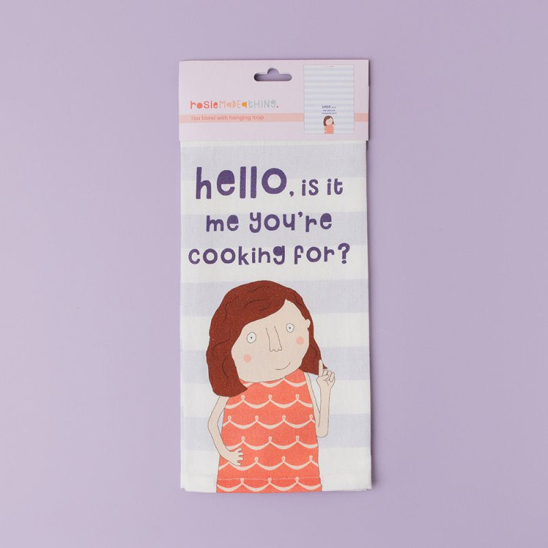 Rosie Made A Thing Hello Tea Towel - Precious Sparkle