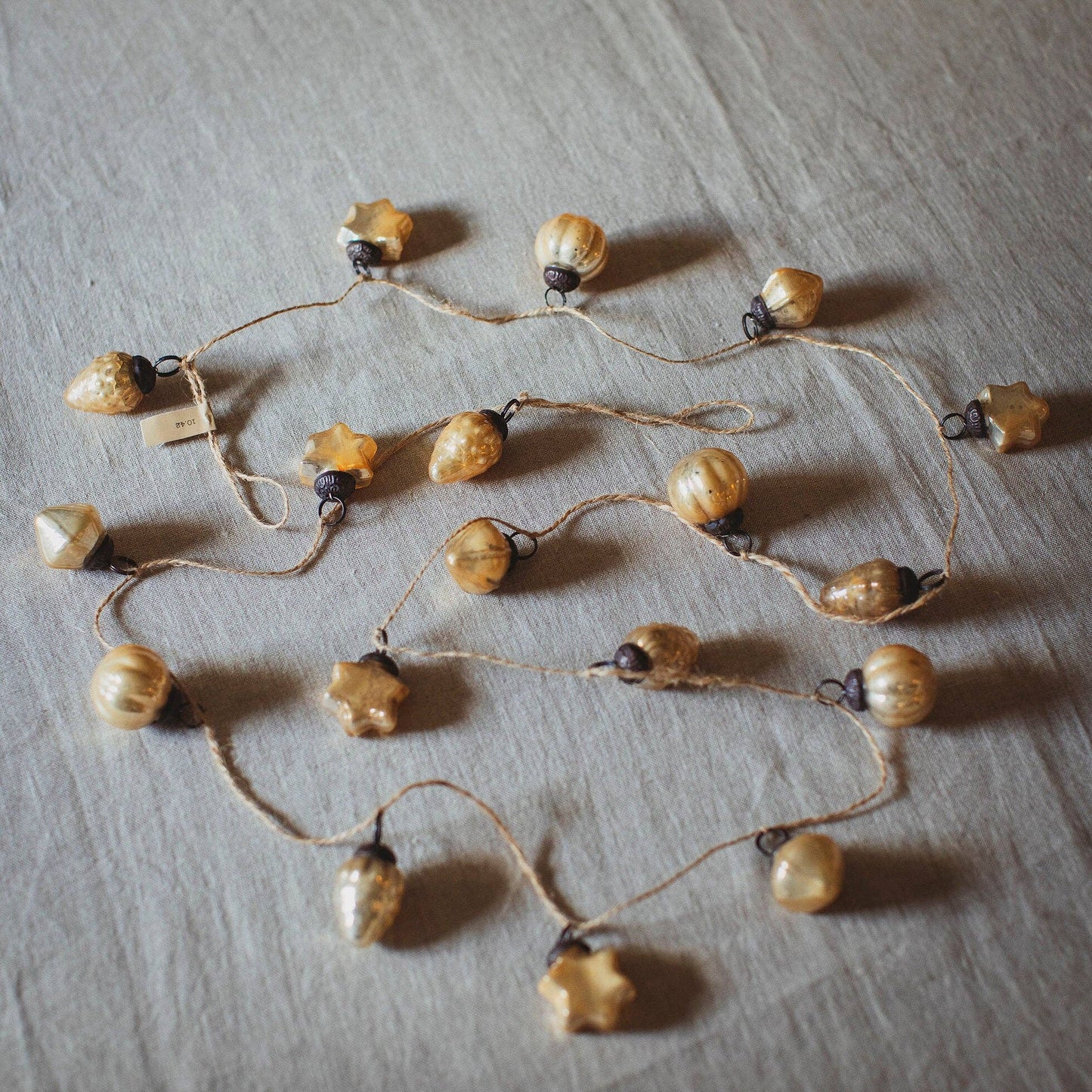 Mini Baubles Opalescent Gold Garland