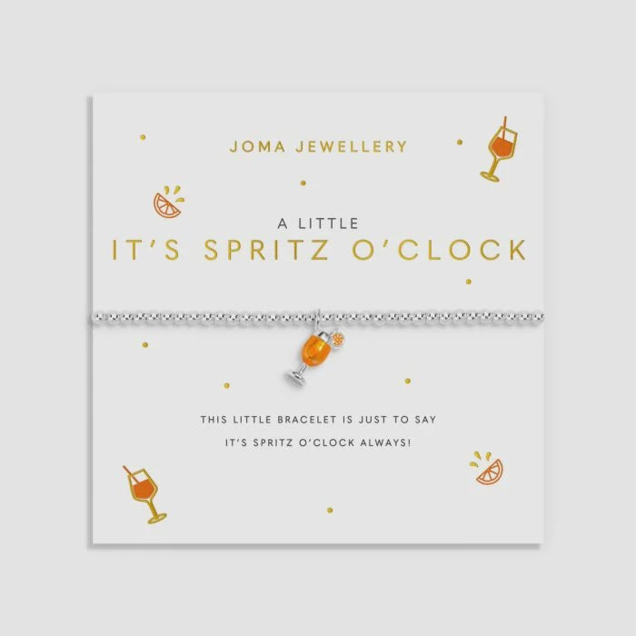 Joma Jewellery A Little Vibes 'It's Spritz O'Clock' Bracelet - Precious Sparkle