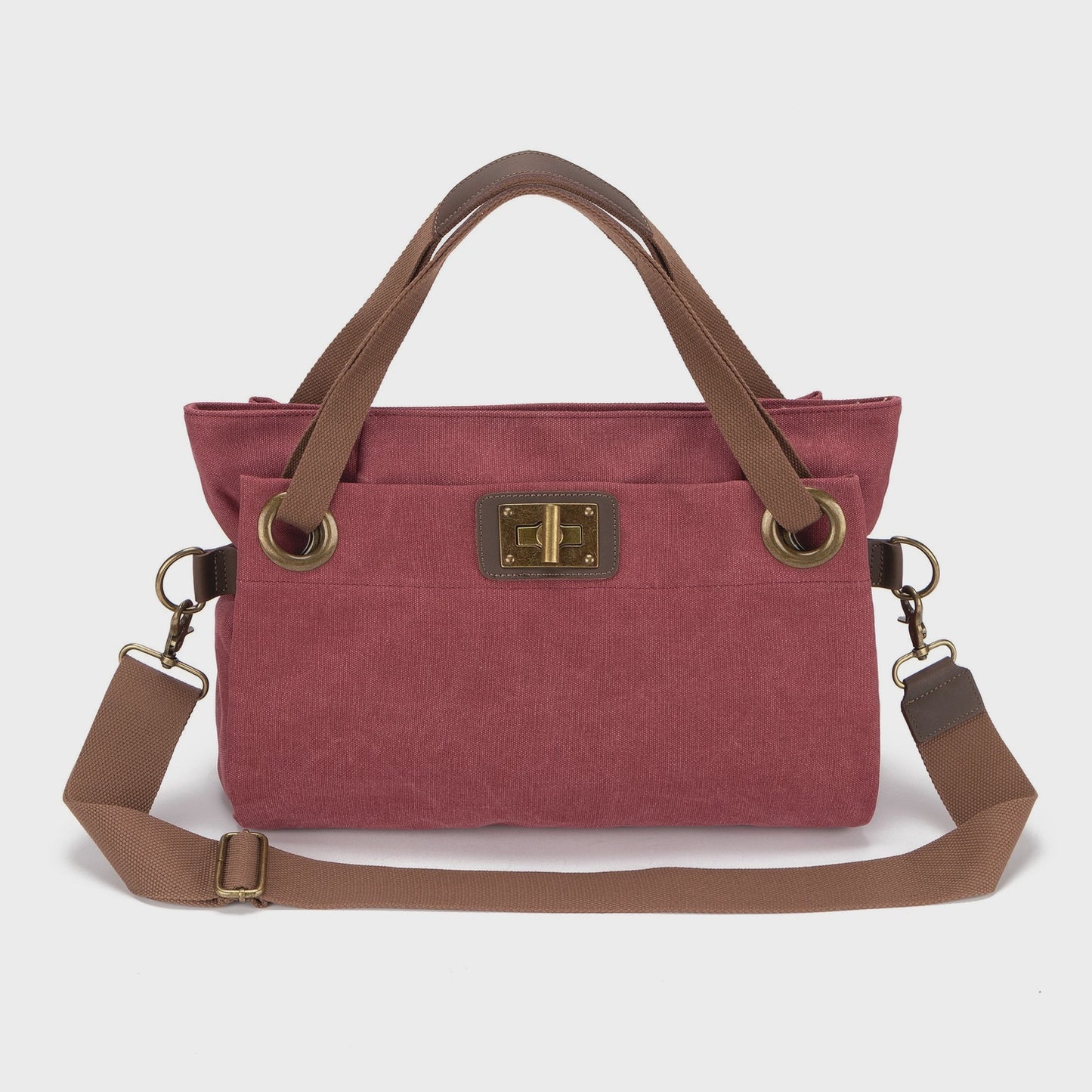 Zede Pont-Des-Arts Medium Bag Burgundy
