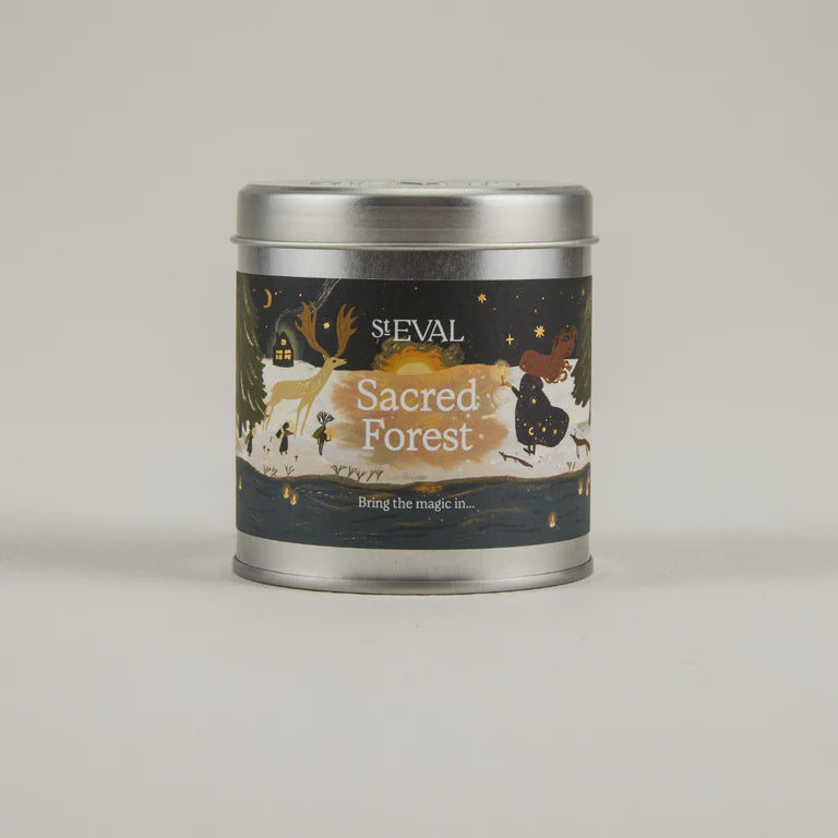 St Eval Christmas Sacred Forest Candle Tin