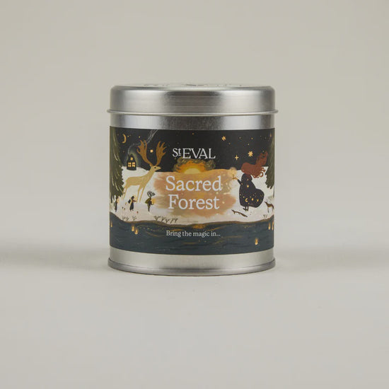 St Eval Christmas Sacred Forest Candle Tin