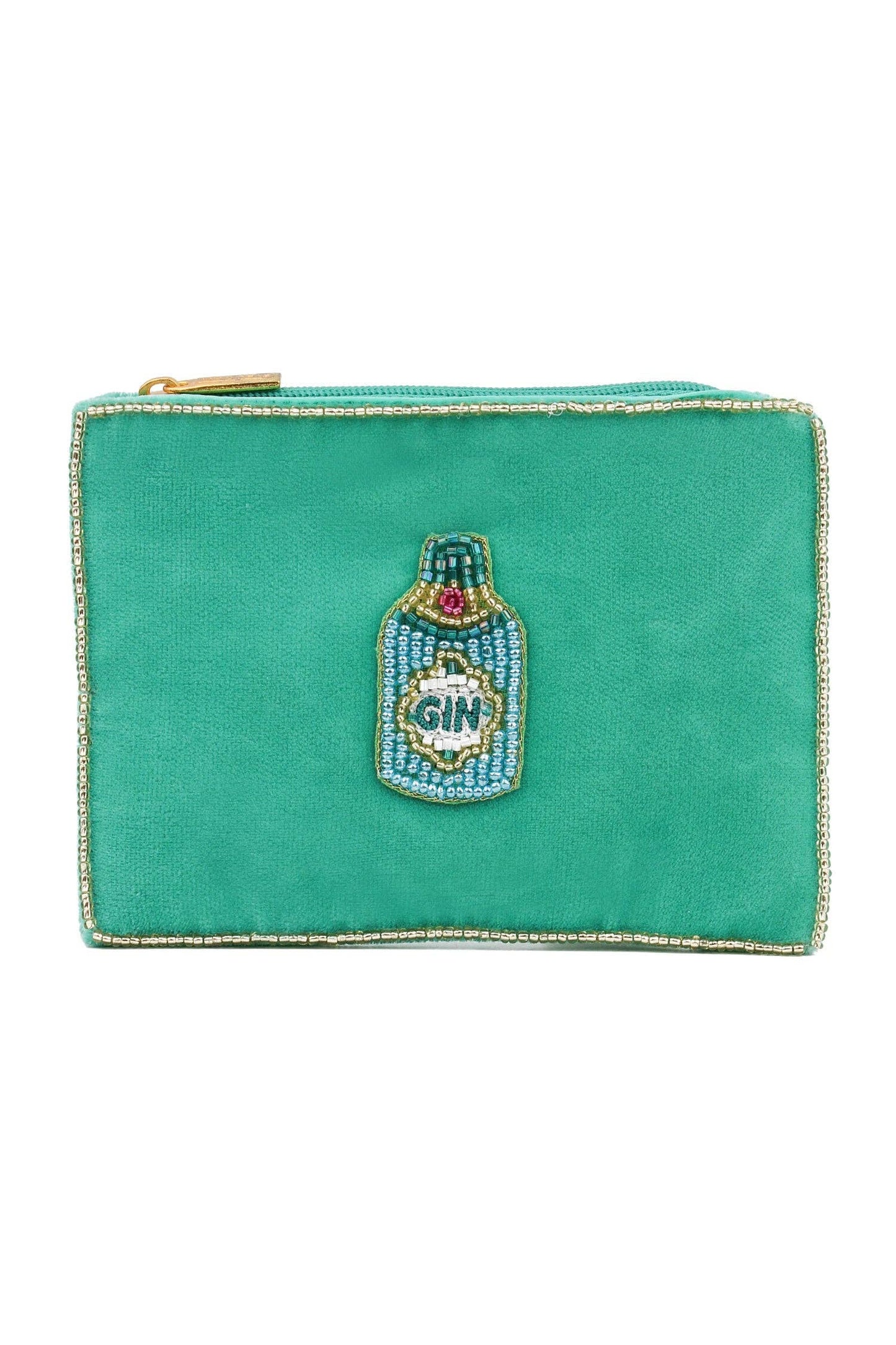 My Doris Gin Bottle Green Small Pouch