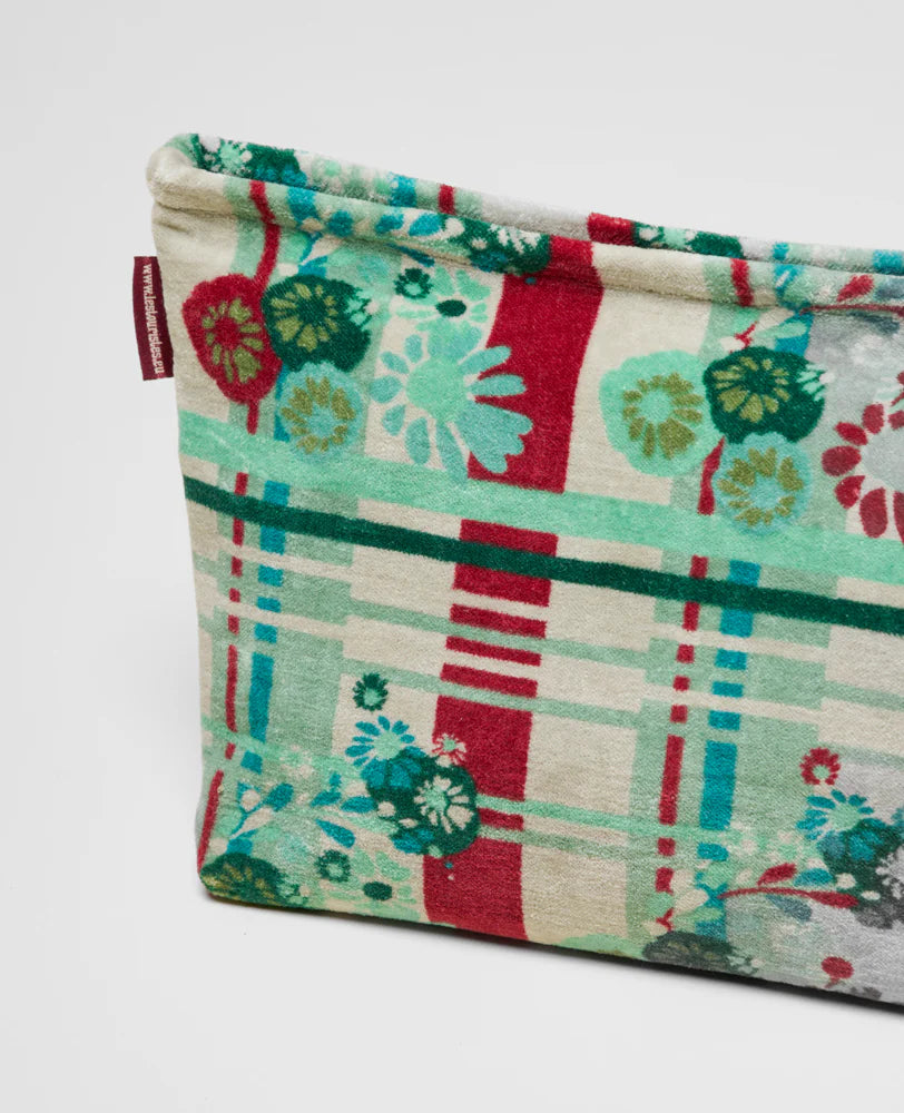 Les Touristes Washbag Velvet Dundee Sauge
