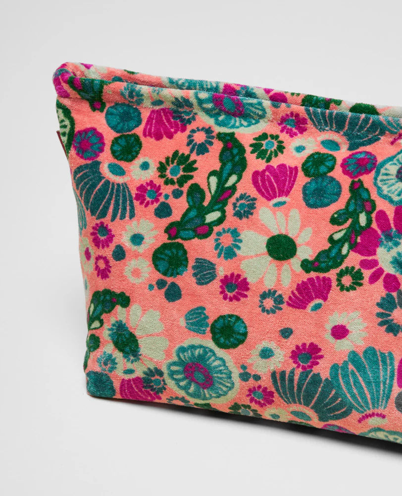 Les Touristes Washbag Velvet Molly Coral