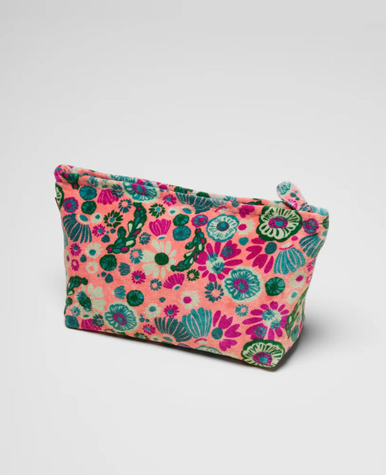 Les Touristes Washbag Velvet Molly Coral