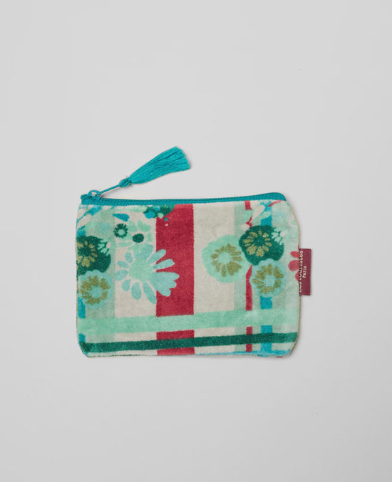 Les Touristes Small Pouch Velvet Dundee Sauge