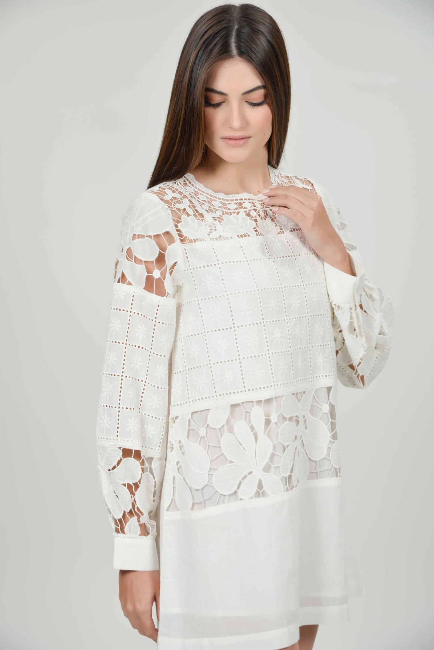 Hartwell Clara Broderie Anglaise Dress - Precious Sparkle