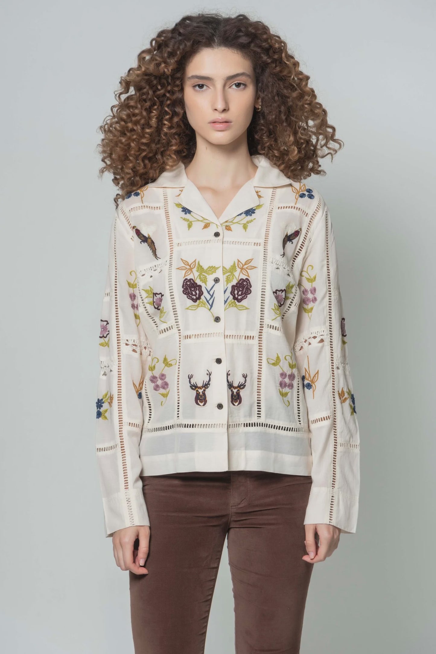 Hartwell Cora Embroidered Blouse