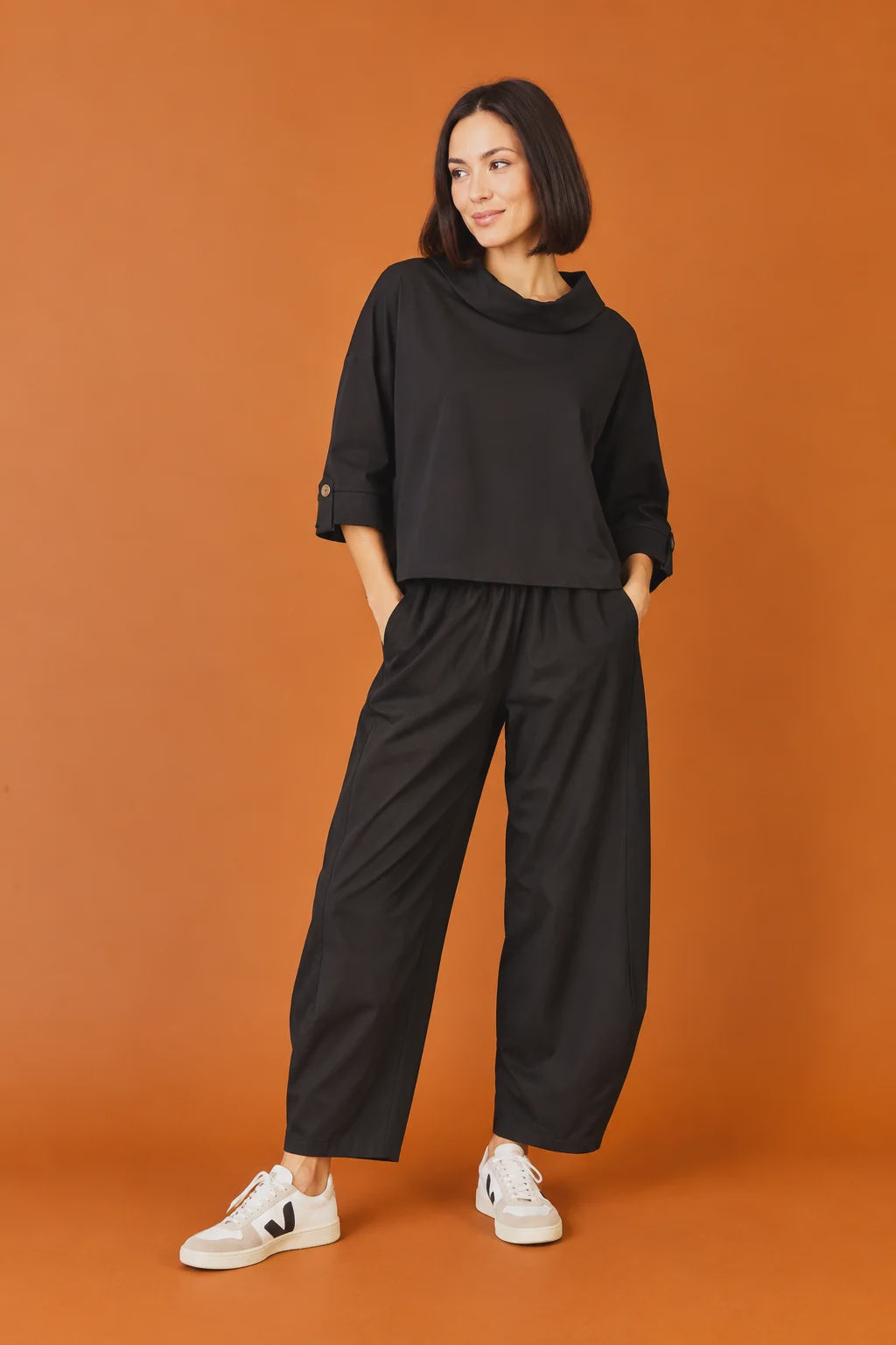 Suzy D London Yalinda Stretch Bengaline Audrey Style Top