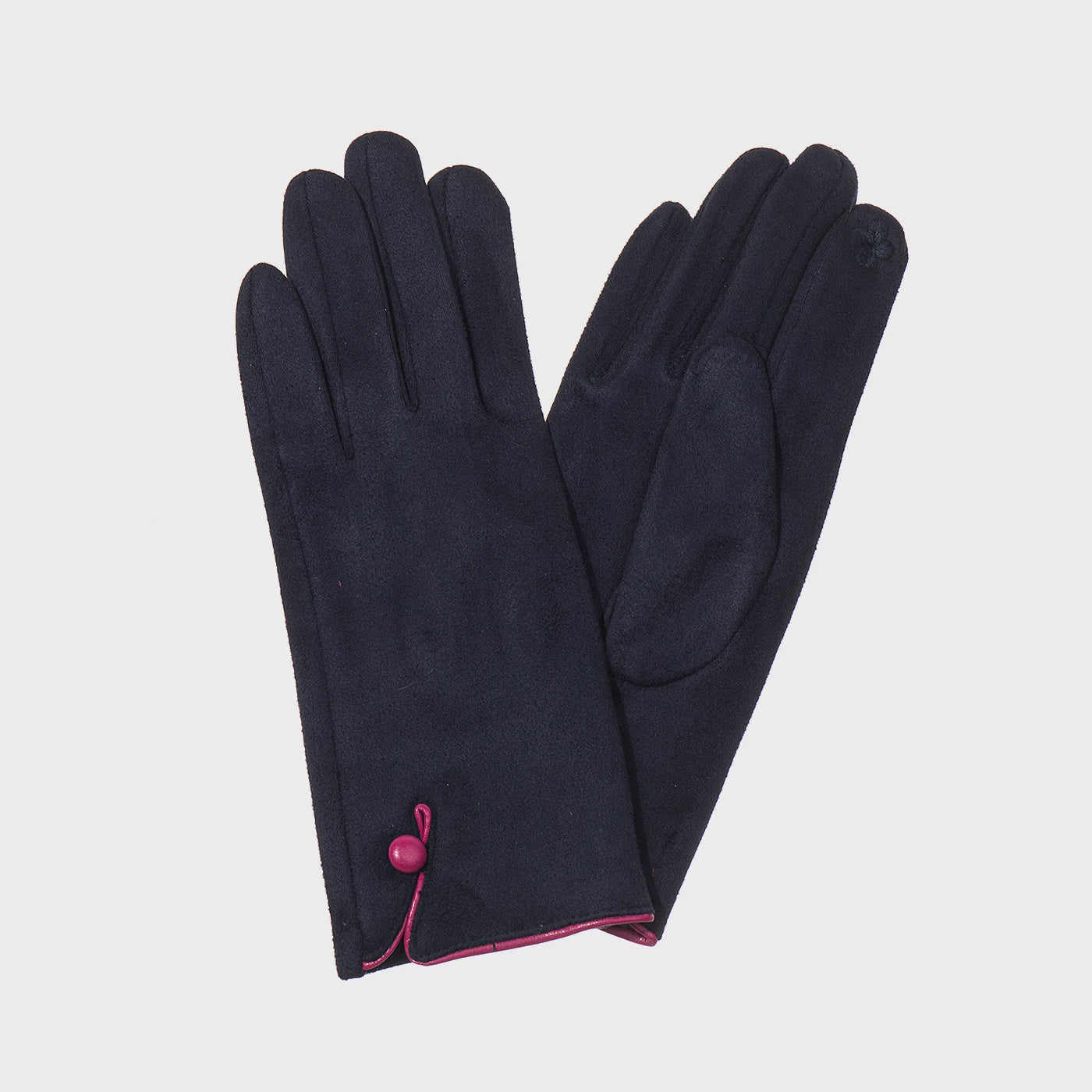 Park Lane Navy/Fuchsia Gloves