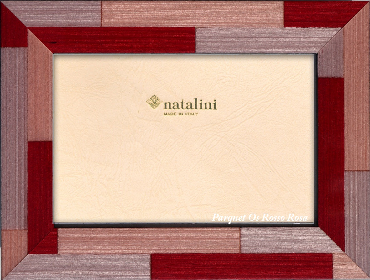 Natalini Frame Parquet Red 5x7”