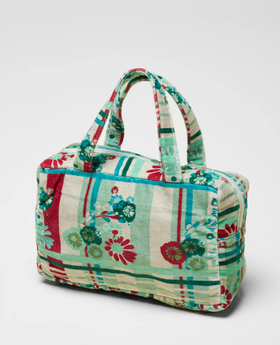 Les Touristes Small Bag Velvet Dundee Sauge