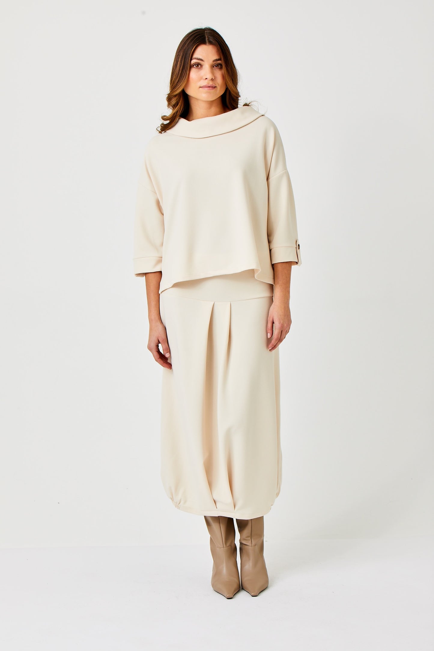 Suzy D Yadira Scuba Bubble Skirt