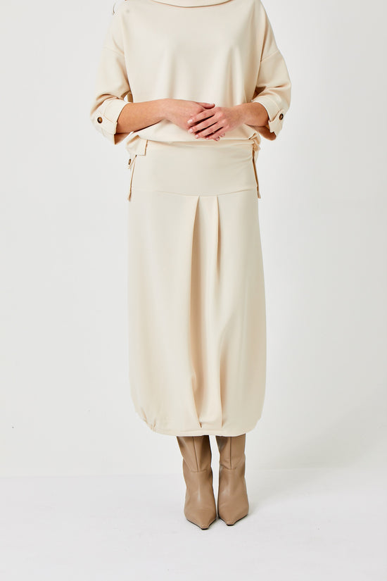 Suzy D Yadira Scuba Bubble Skirt