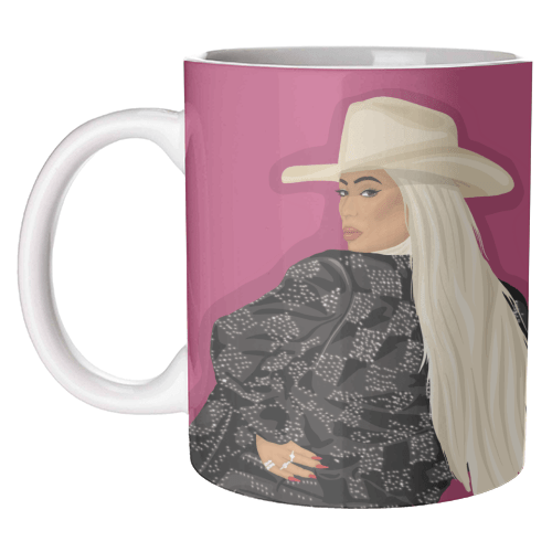 Art Wow Homewares Art Wow Cowgirl Beyonce Mug