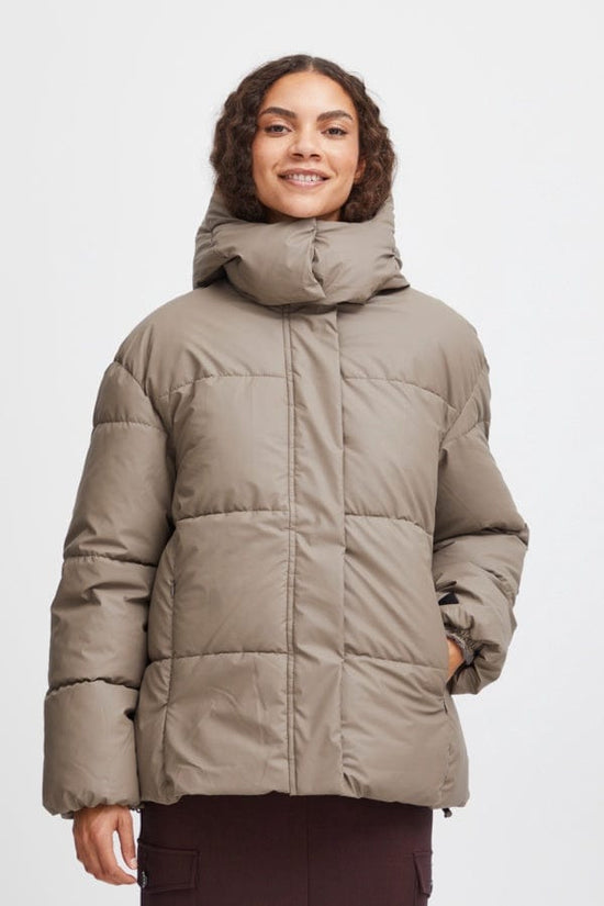 B.Young Fashion b.young Byazua Puffer Jacket Walnut