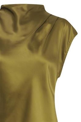 B.Young Fashion b.young Byesto Satin Top Fir Green