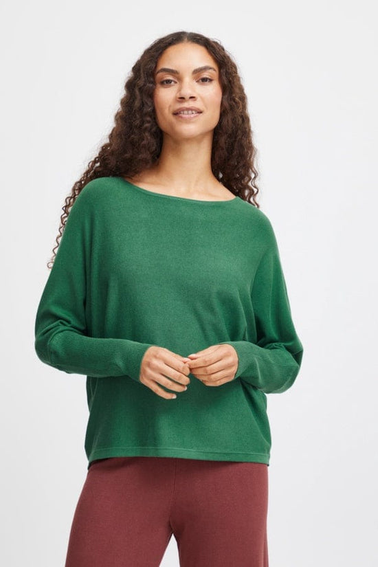 B.Young Fashion b.young Bymmorla Batwing Jumper Green