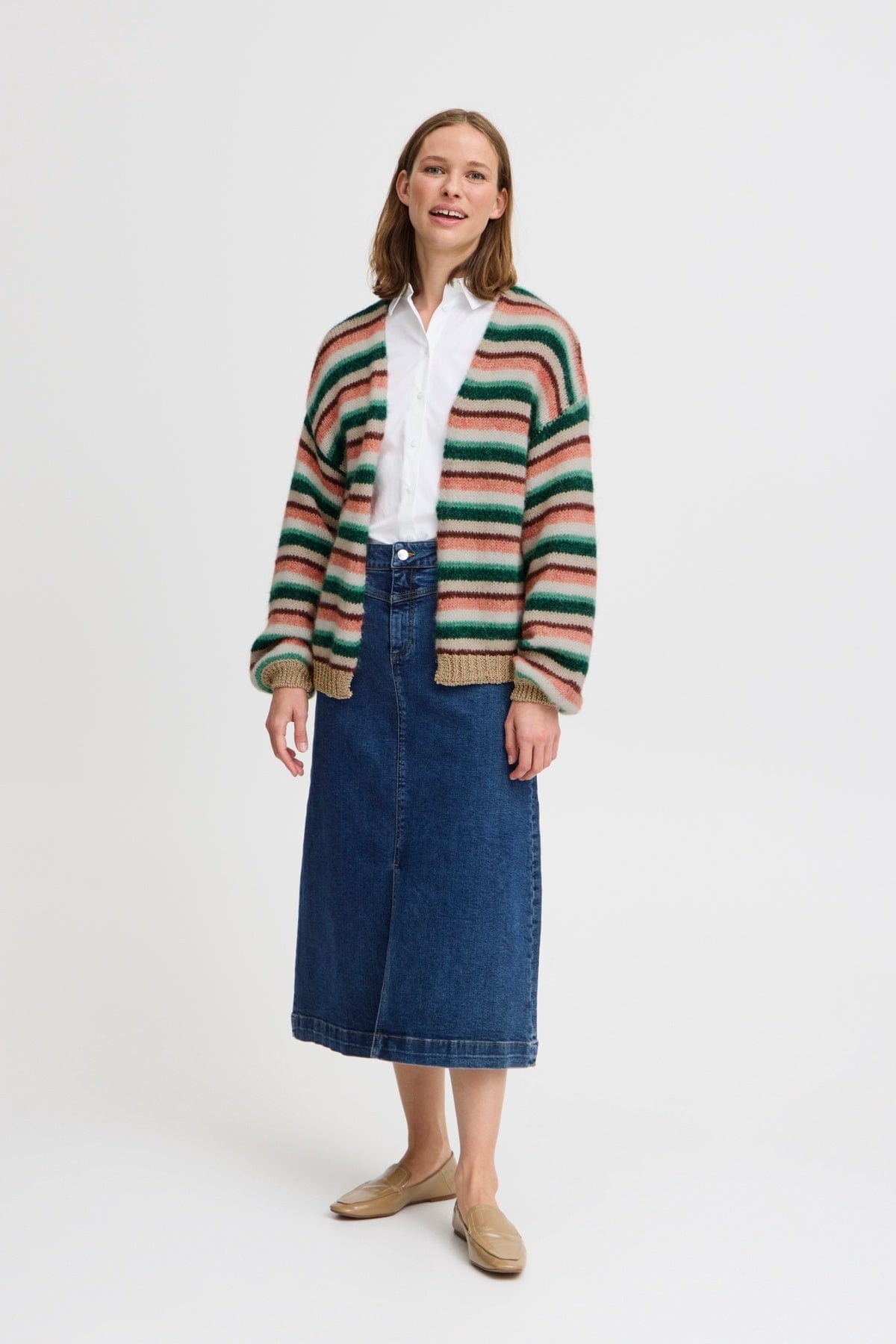 B.Young Fashion b.young Byonero Striped Cardigan