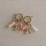Bazou Jewellery Bazou Starfish Coral Earrings