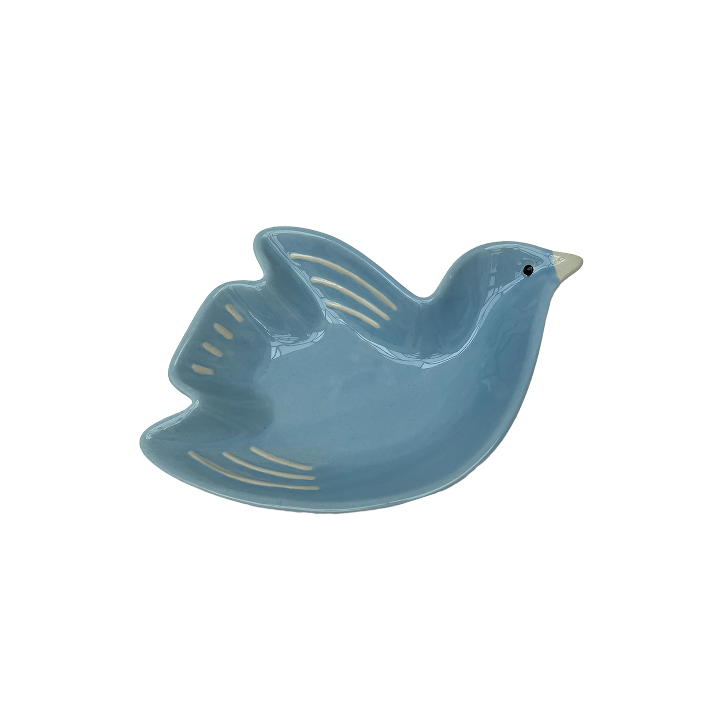 Cuicui Dish Frosted Blue Bird