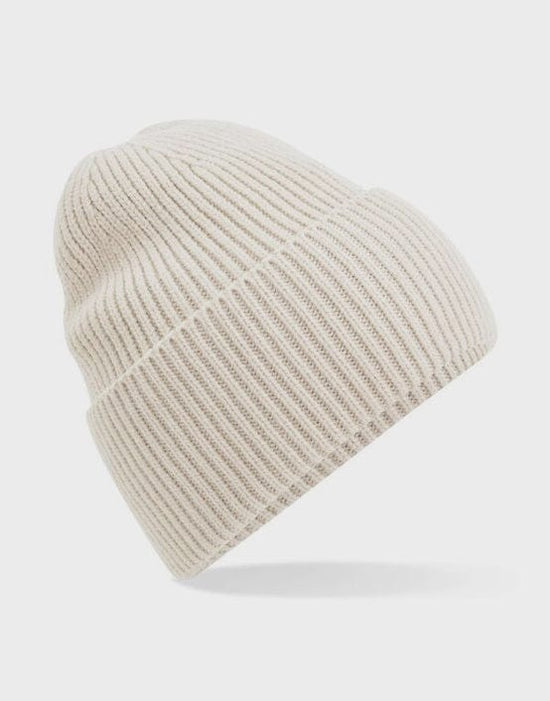 Beechfield Accessories Beechfield Oversized Beanie Hat Oatmeal