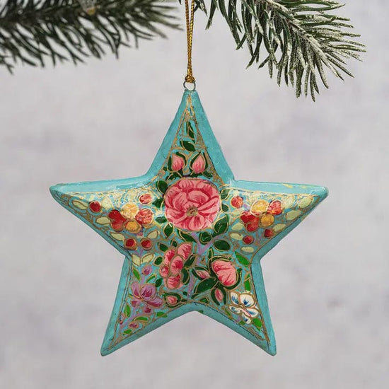 Bollywood Christmas Homewares turquoise Bollywood Turquoise Star