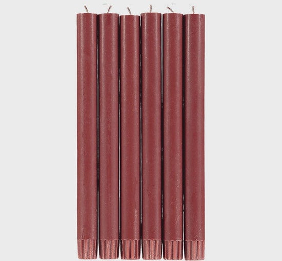 British Colour Standard Homewares British Colour Standard Guardsman Red Dinner Candles Set of 6